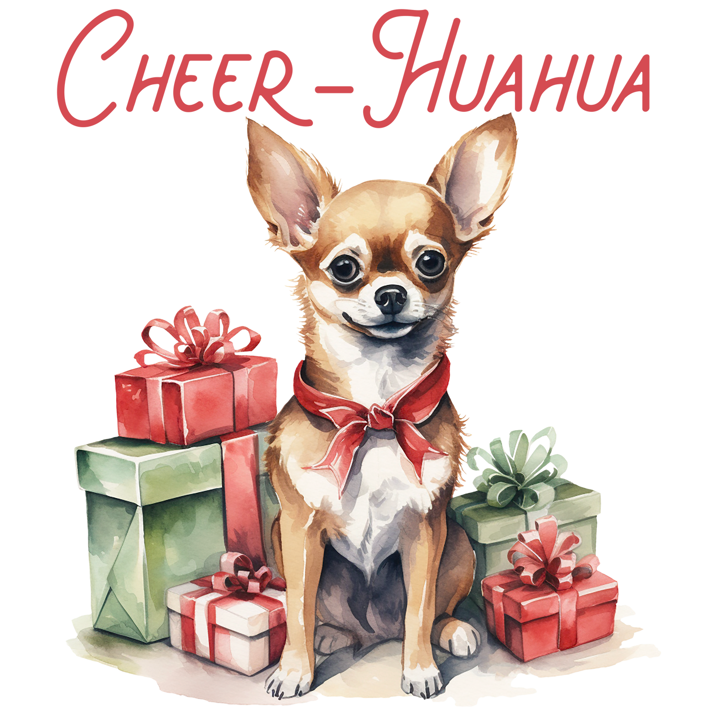 Holiday Dog Pun Plush Christmas Waffle Kitchen Towel