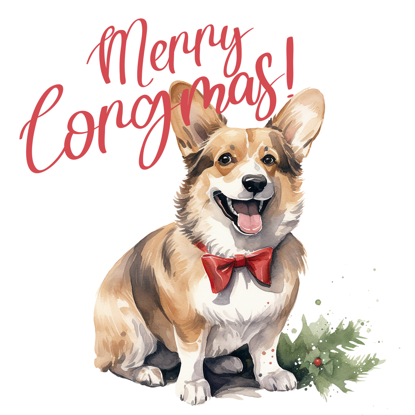 Holiday Dog Pun Plush Christmas Waffle Kitchen Towel
