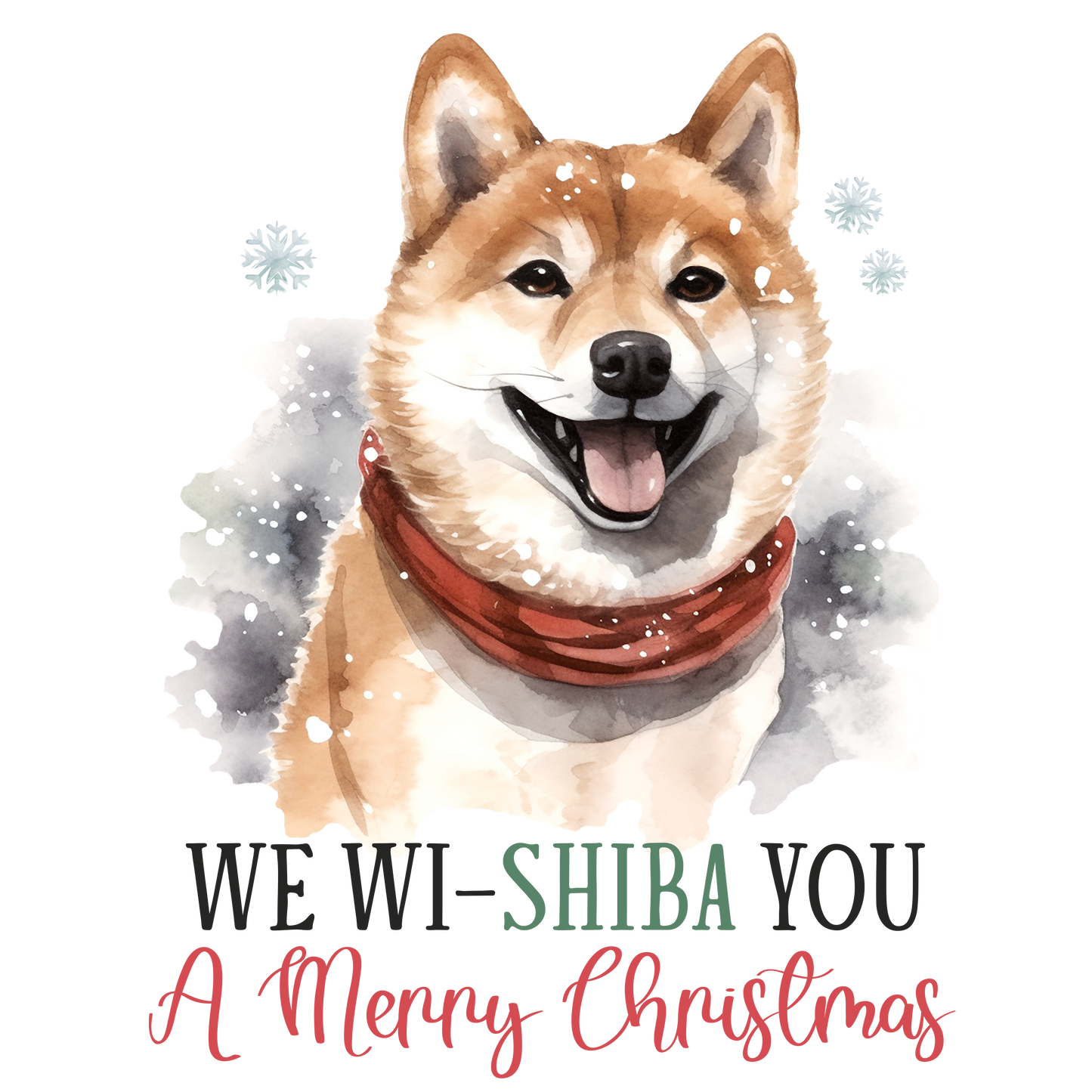 Holiday Dog Pun Plush Christmas Waffle Kitchen Towel