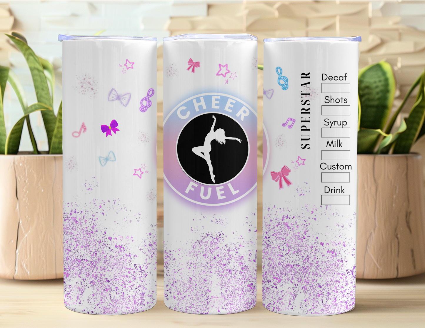 Cheer Fuel (for athlete/coach) Tumbler Traveler Gift Set