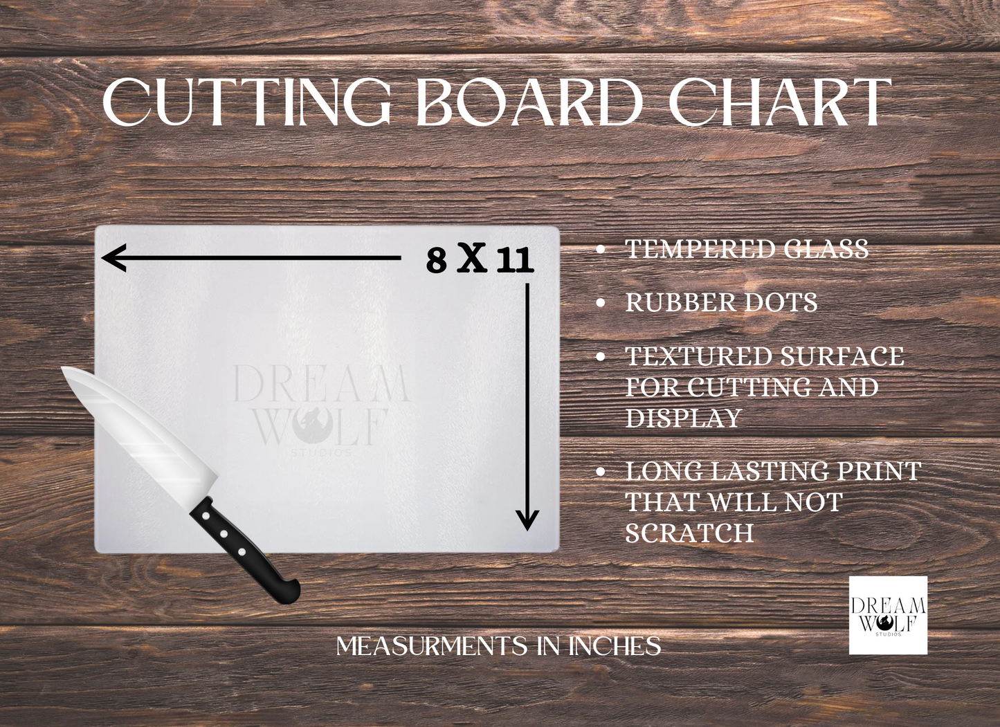 Glass Cutting Board Trivet - Watercolor Forest