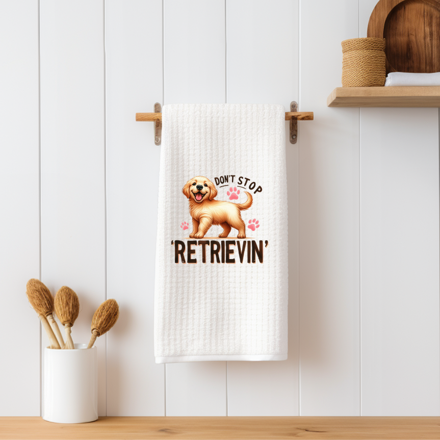 French Bulldog Funny Dog Pun Towel