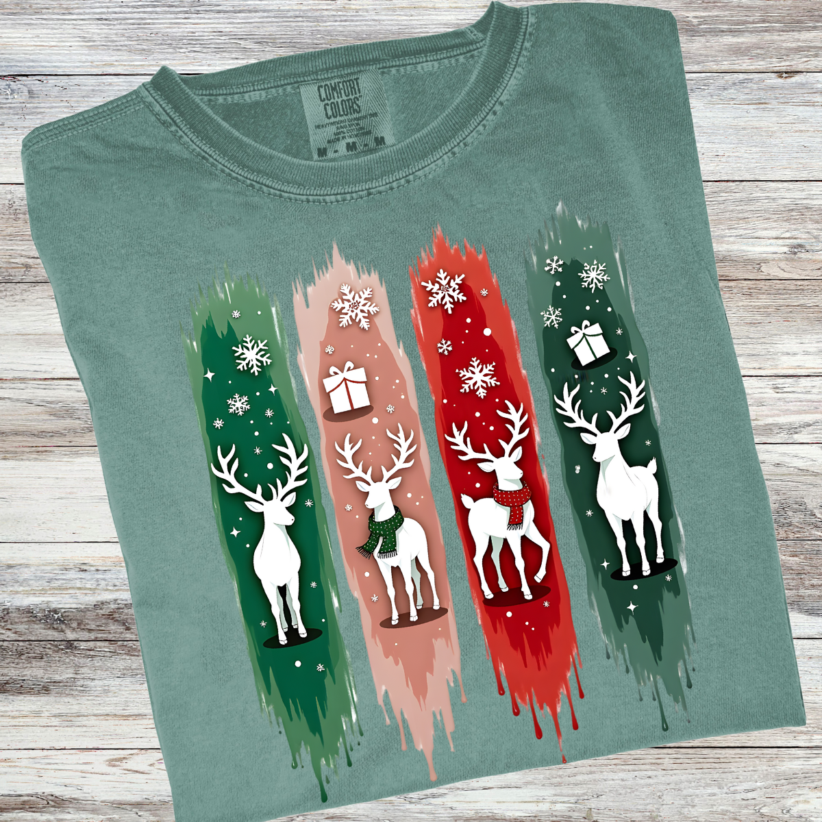Reindeer Coquette Comfort Colors® Christmas Shirt