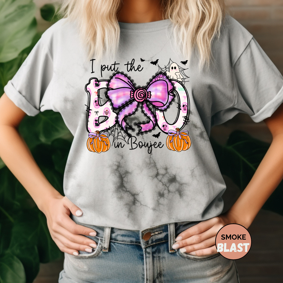 Boo In Bougie Comfort Colors Halloween Shirt