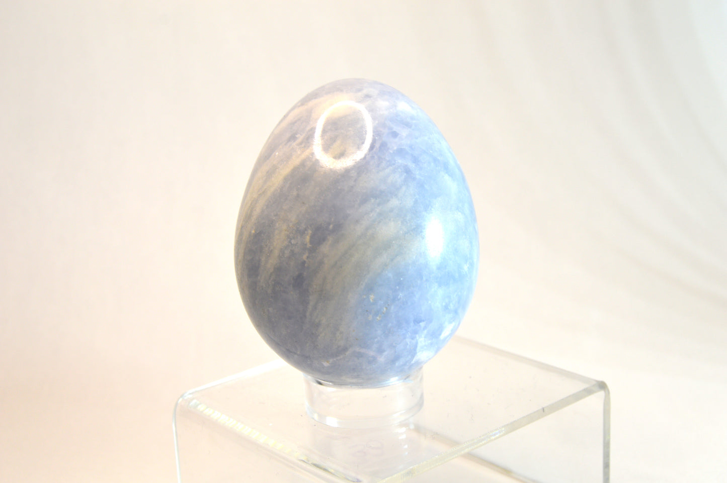 Blue Celestite Crystal Egg 1
