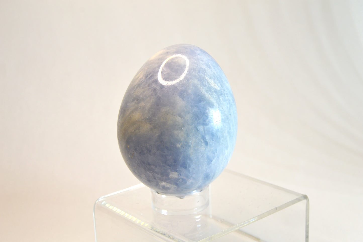 Blue Celestite Crystal Egg 1