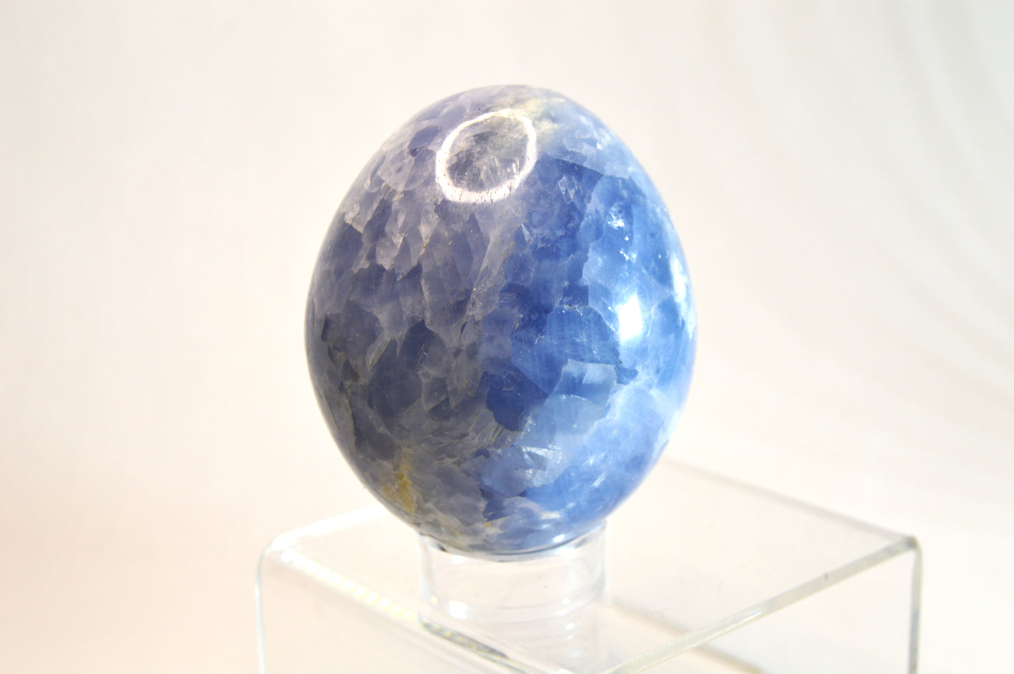 Blue Celestite Crystal Egg 2
