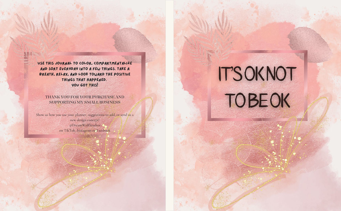 It's Ok - Anxiety Journal