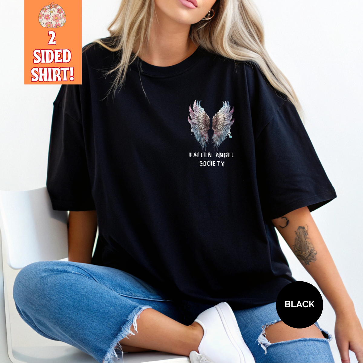 Fallen Angel Society Comfort Colors Halloween Shirt