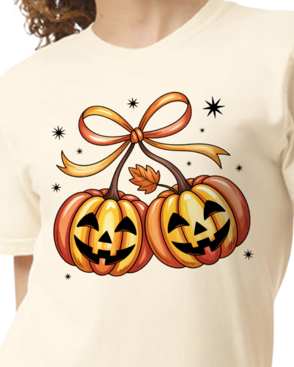 Pumpkin Coquette Comfort Colors Halloween Shirt
