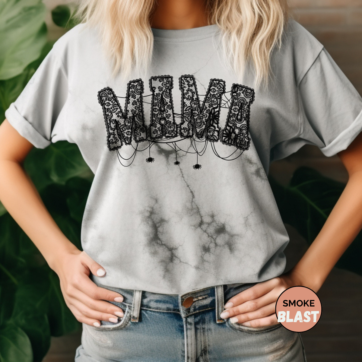 Lace Mama Comfort Colors Halloween Shirt