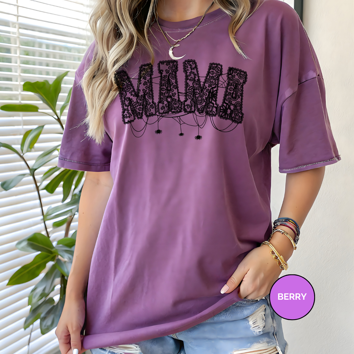 Lace Mama Comfort Colors Halloween Shirt