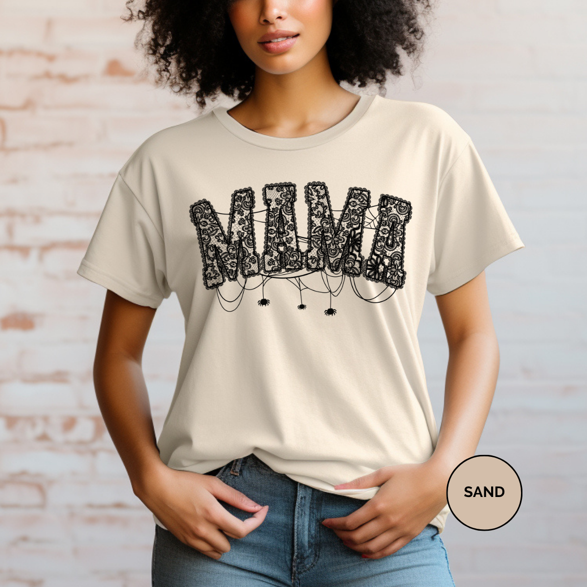 Lace Mama Comfort Colors Halloween Shirt