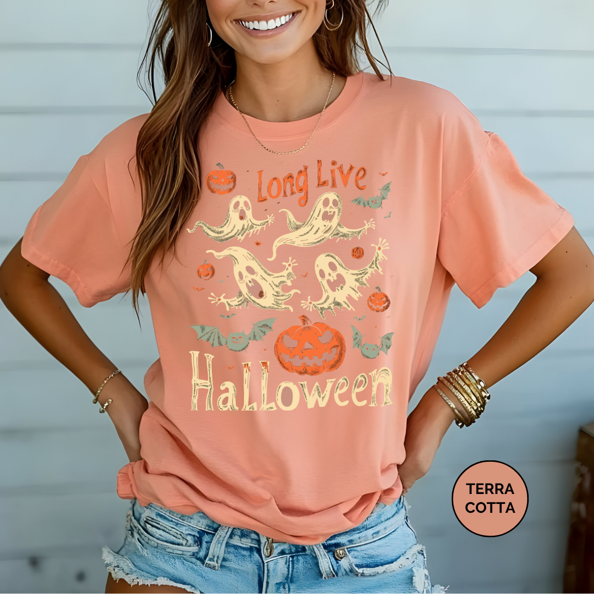 Long Live Halloween Comfort Colors Halloween Shirt