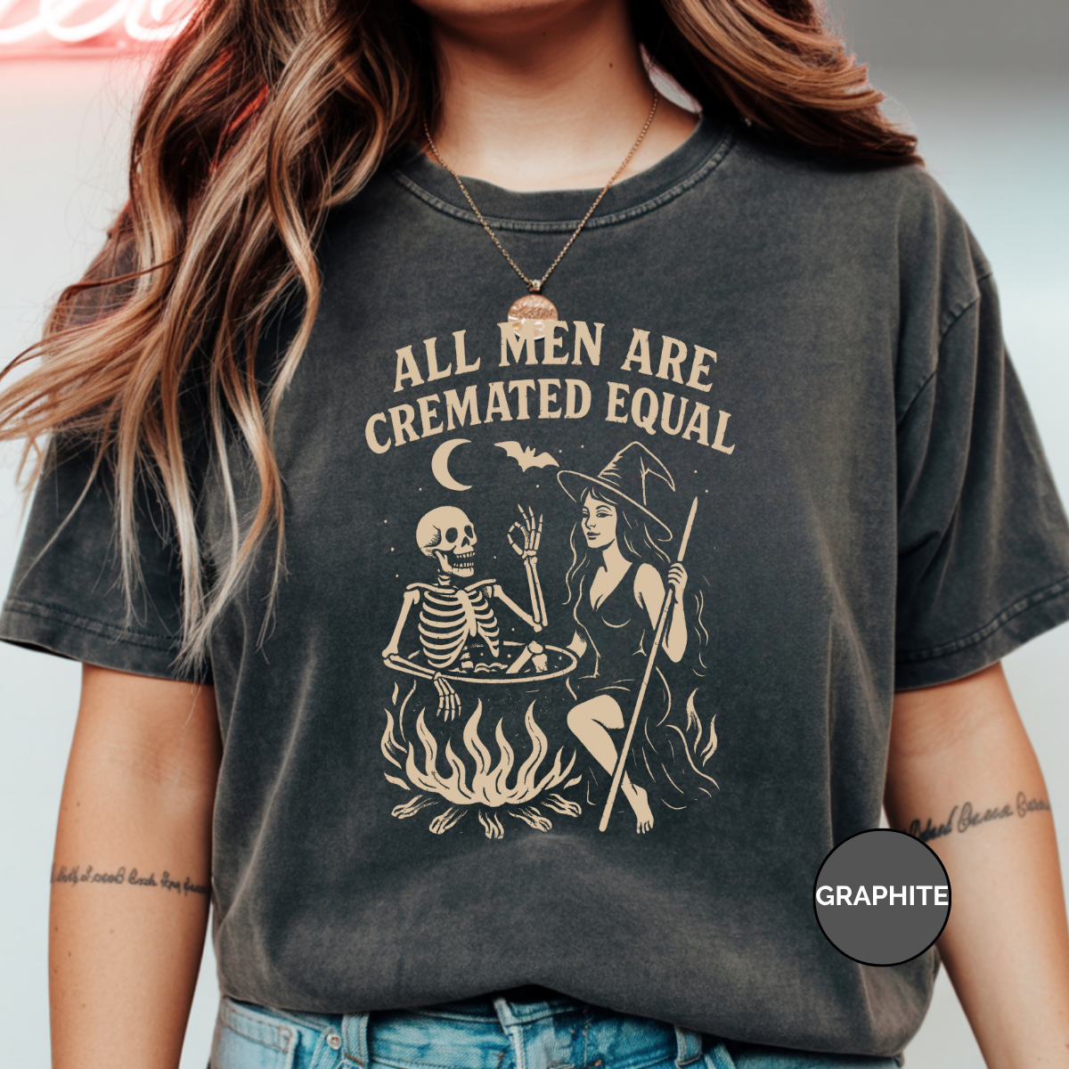 Cremated Equally Comfort Colors Halloween Shirt