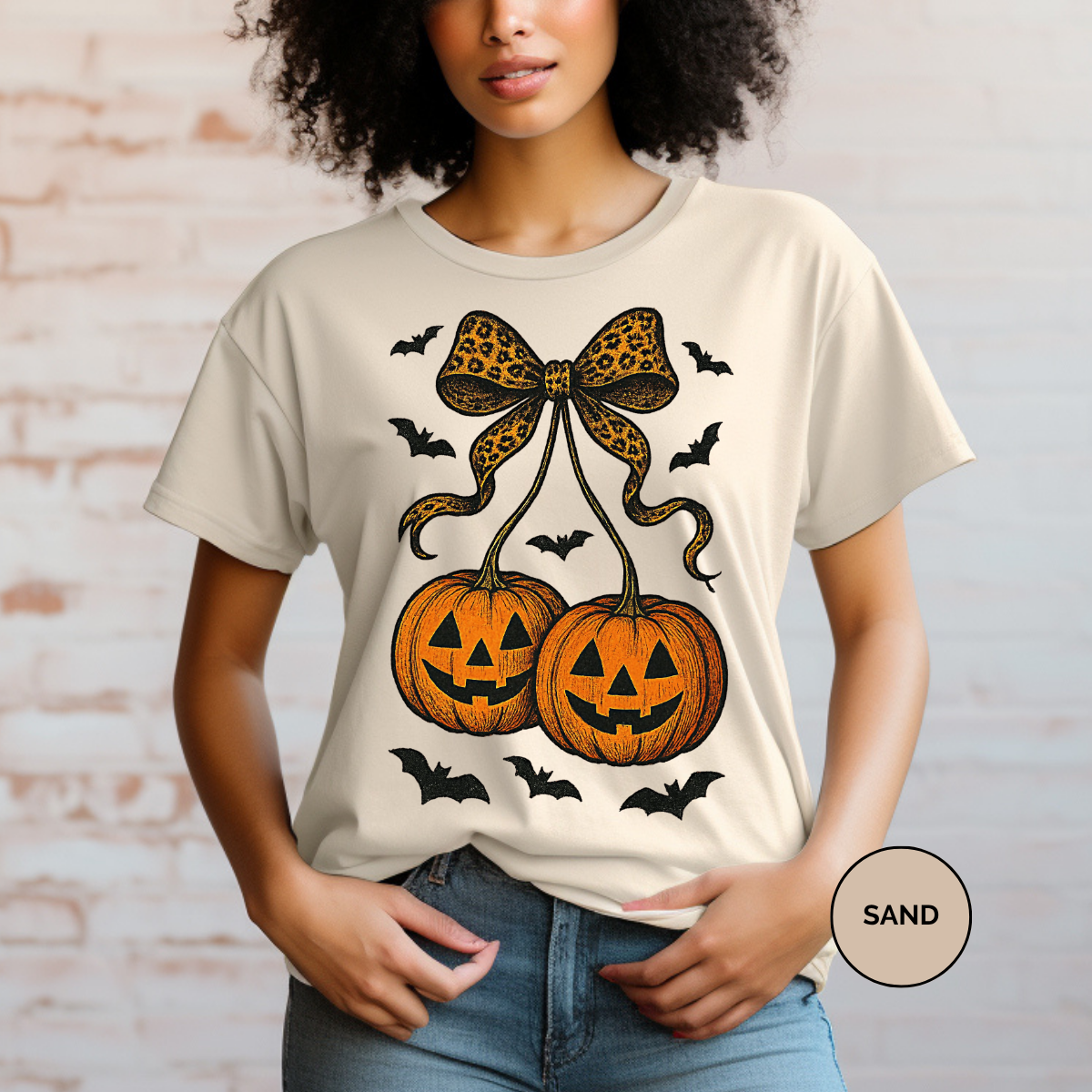 Pumpkin Cherries Comfort Colors Halloween Shirt, Women's Halloween Shirt, Cute Fall Shirt, Spooky Season Shirt, Gift For Halloween