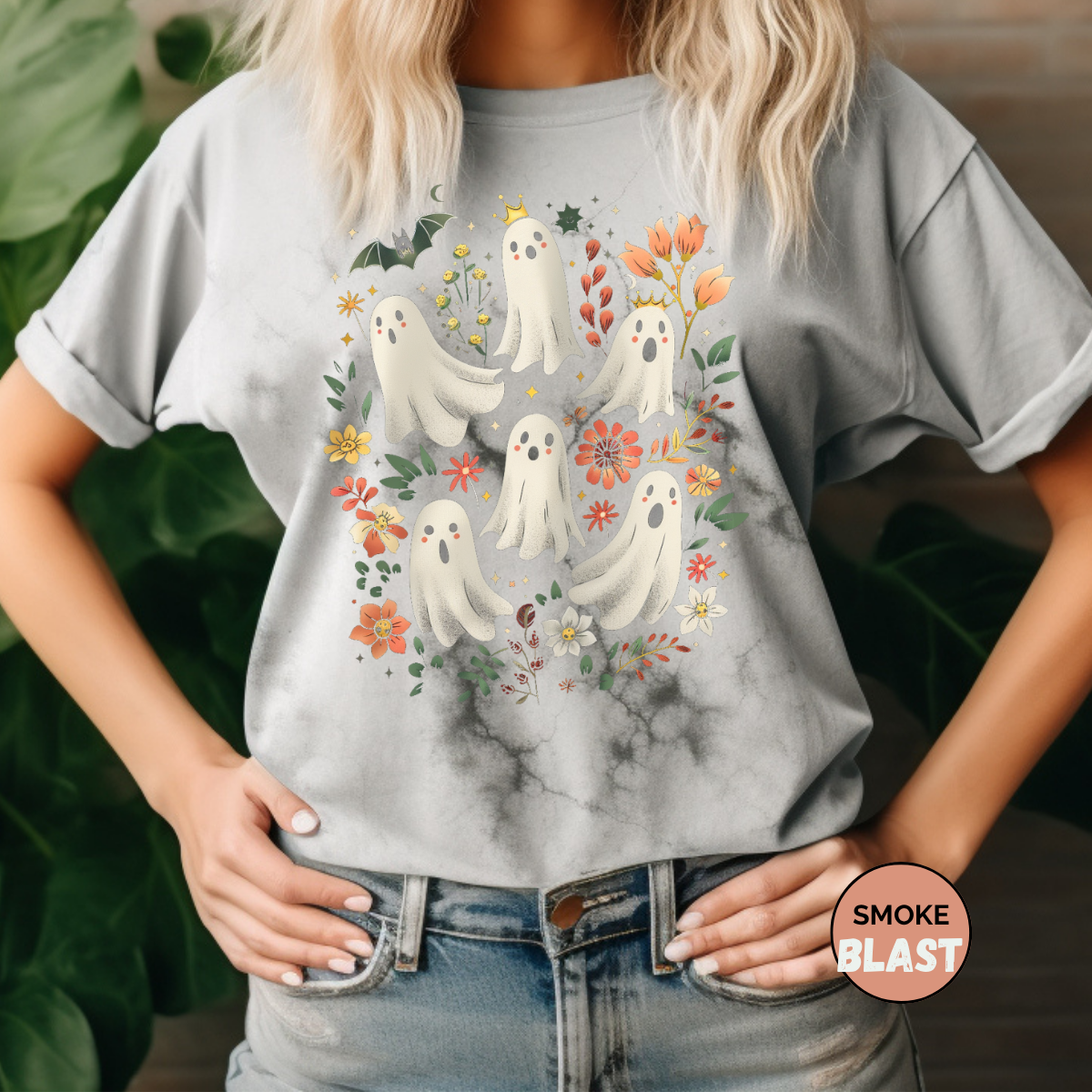 Retro Ghouls Comfort Colors Halloween Shirt