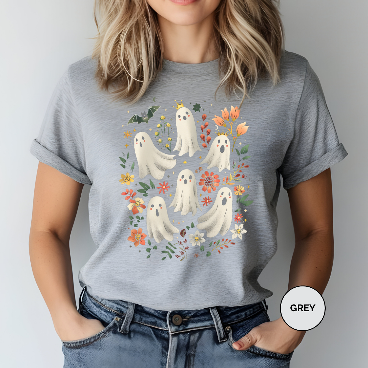 Retro Ghouls Comfort Colors Halloween Shirt