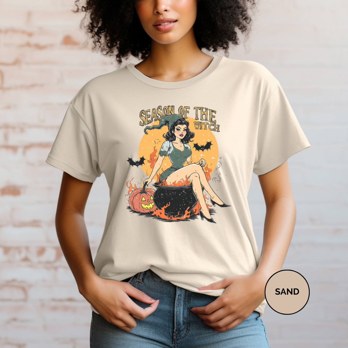 Season of the Witch Comfort Colors Halloween Shirt