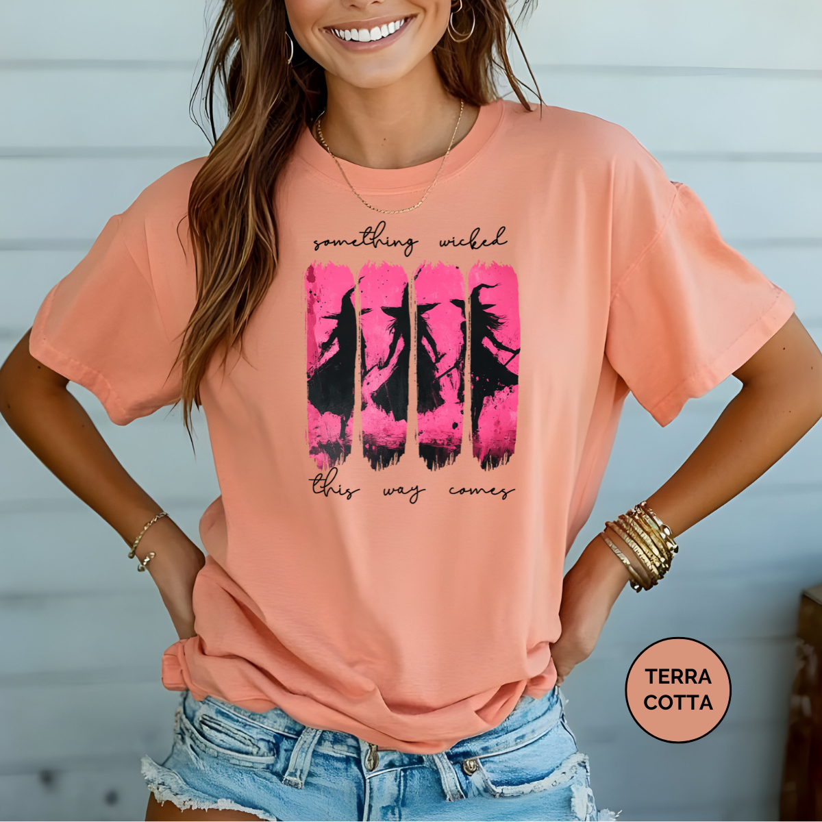 Something Wicked Coquette Comfort Colors Halloween Shirt
