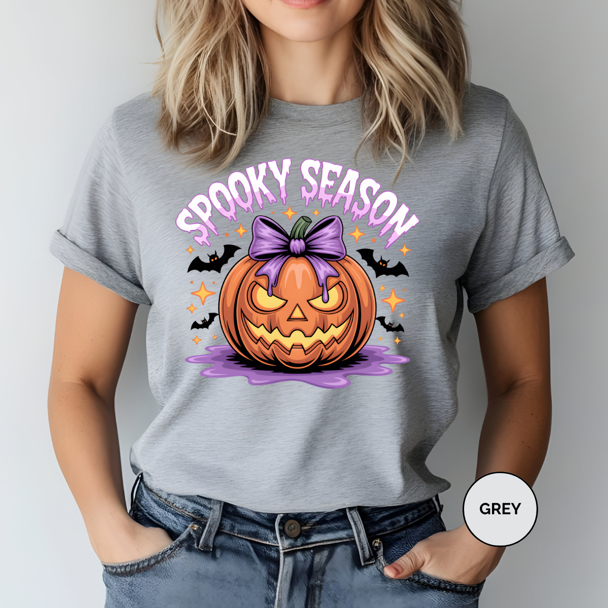 Spooky Season Purple Comfort Colors Halloween Shirt
