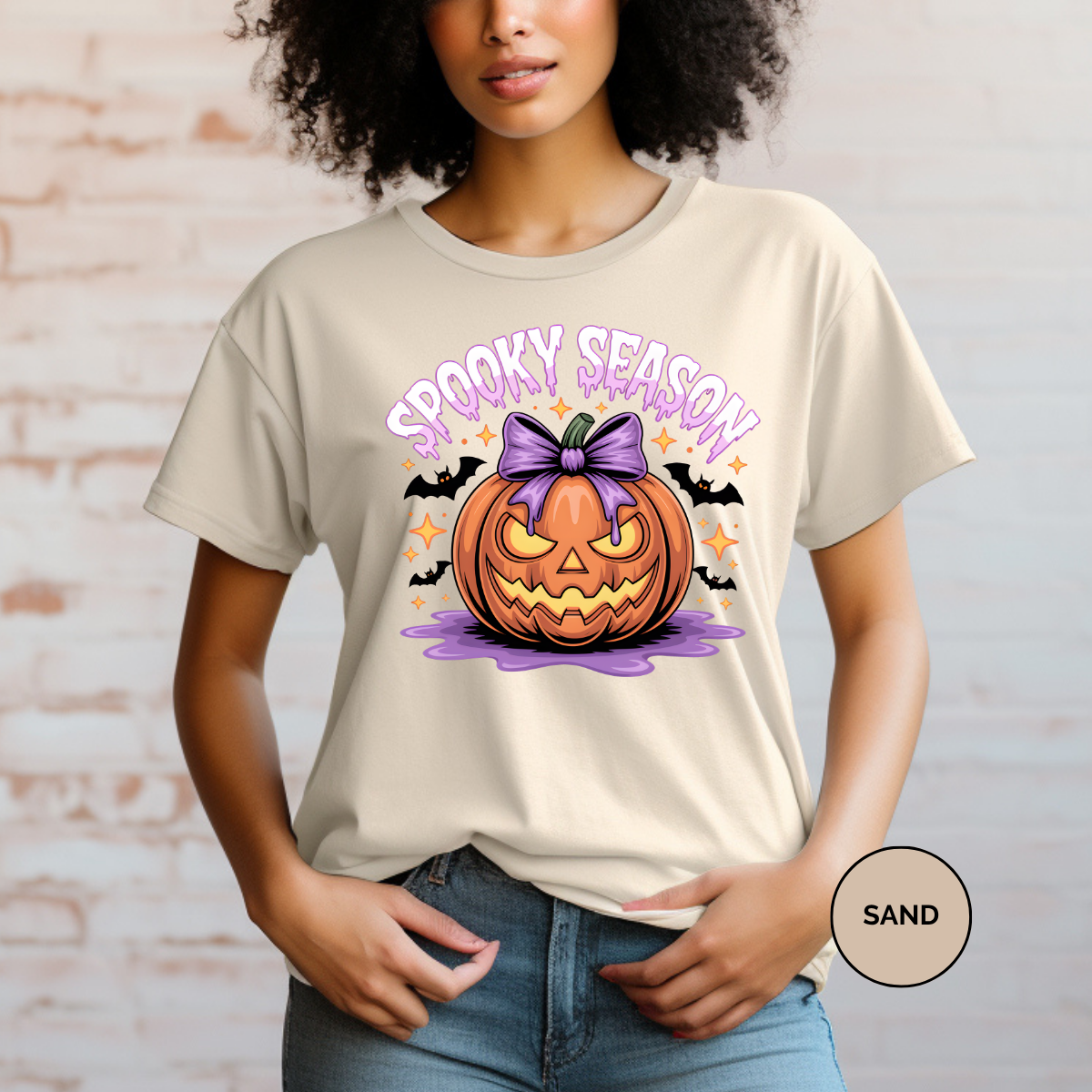 Spooky Season Purple Comfort Colors Halloween Shirt