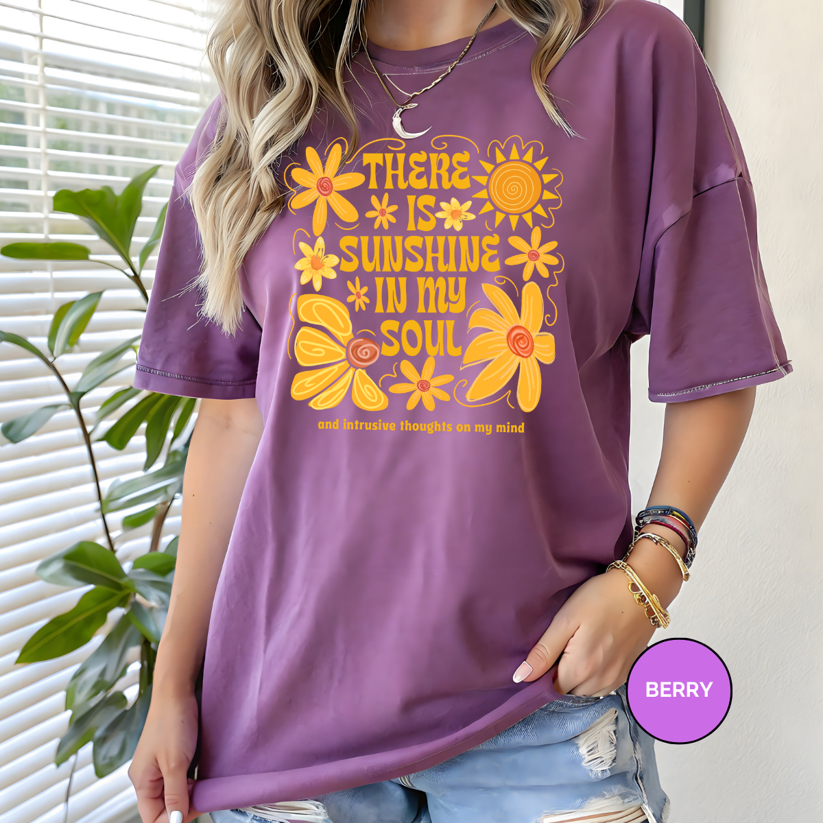 Intrusive Thoughts Dark Comfort Colors Halloween Shirt