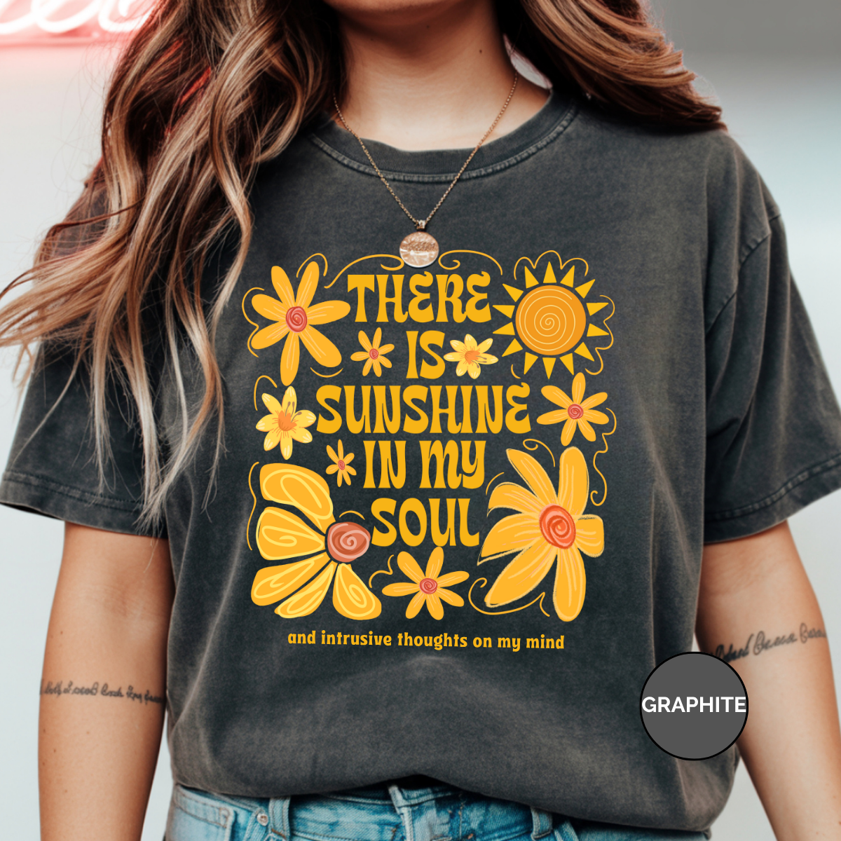 Intrusive Thoughts Dark Comfort Colors Halloween Shirt