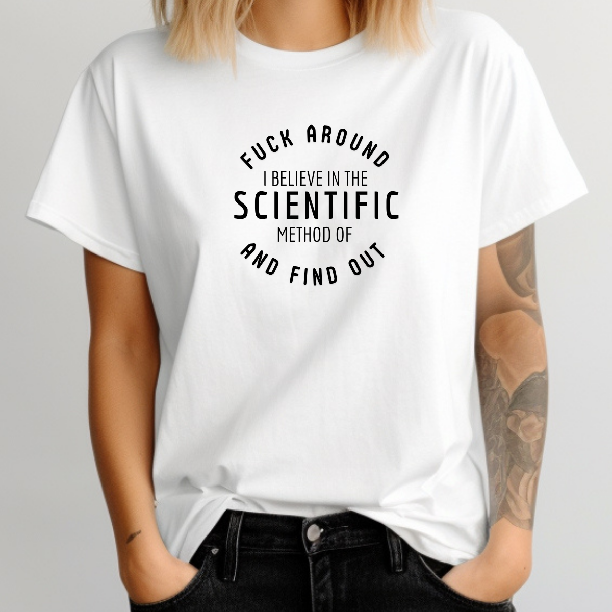 Scientific Method Sign tShirt