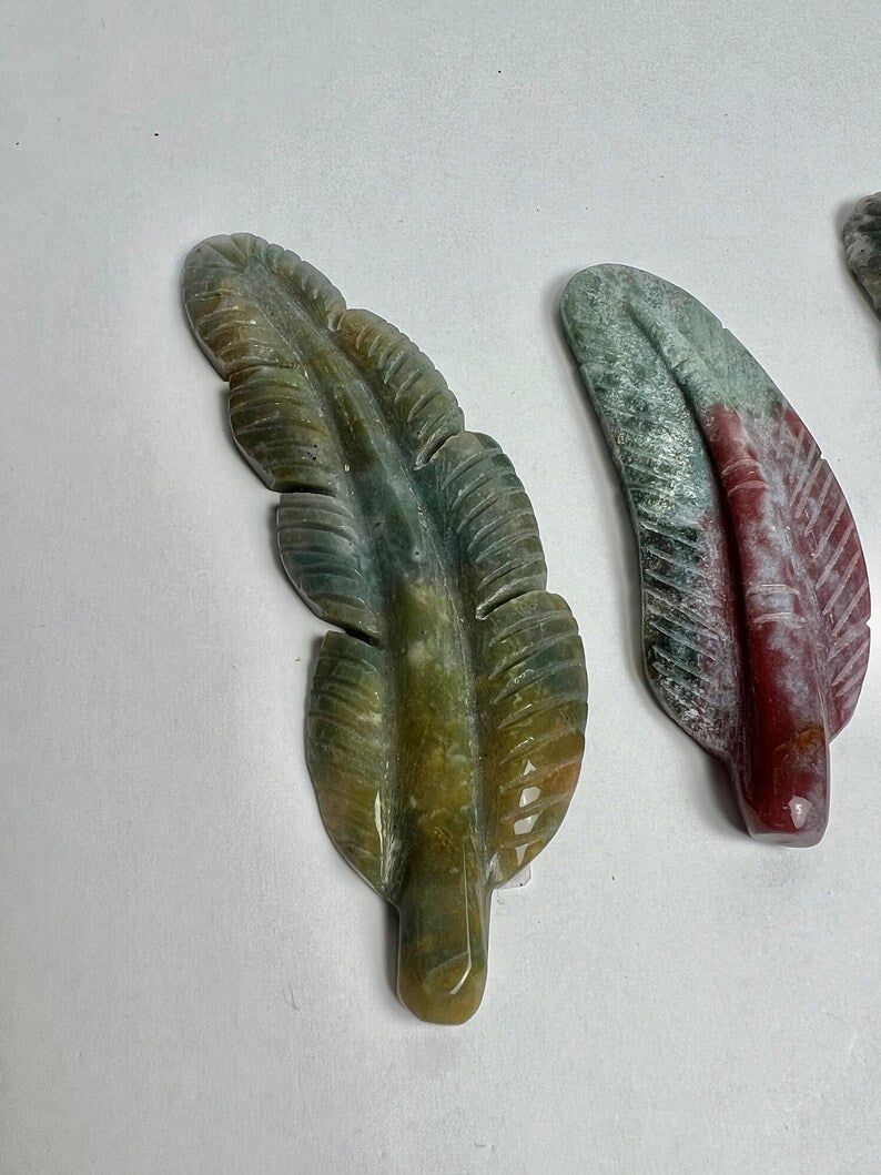 Wholesale Lot of 3x Ocean Jasper Feather