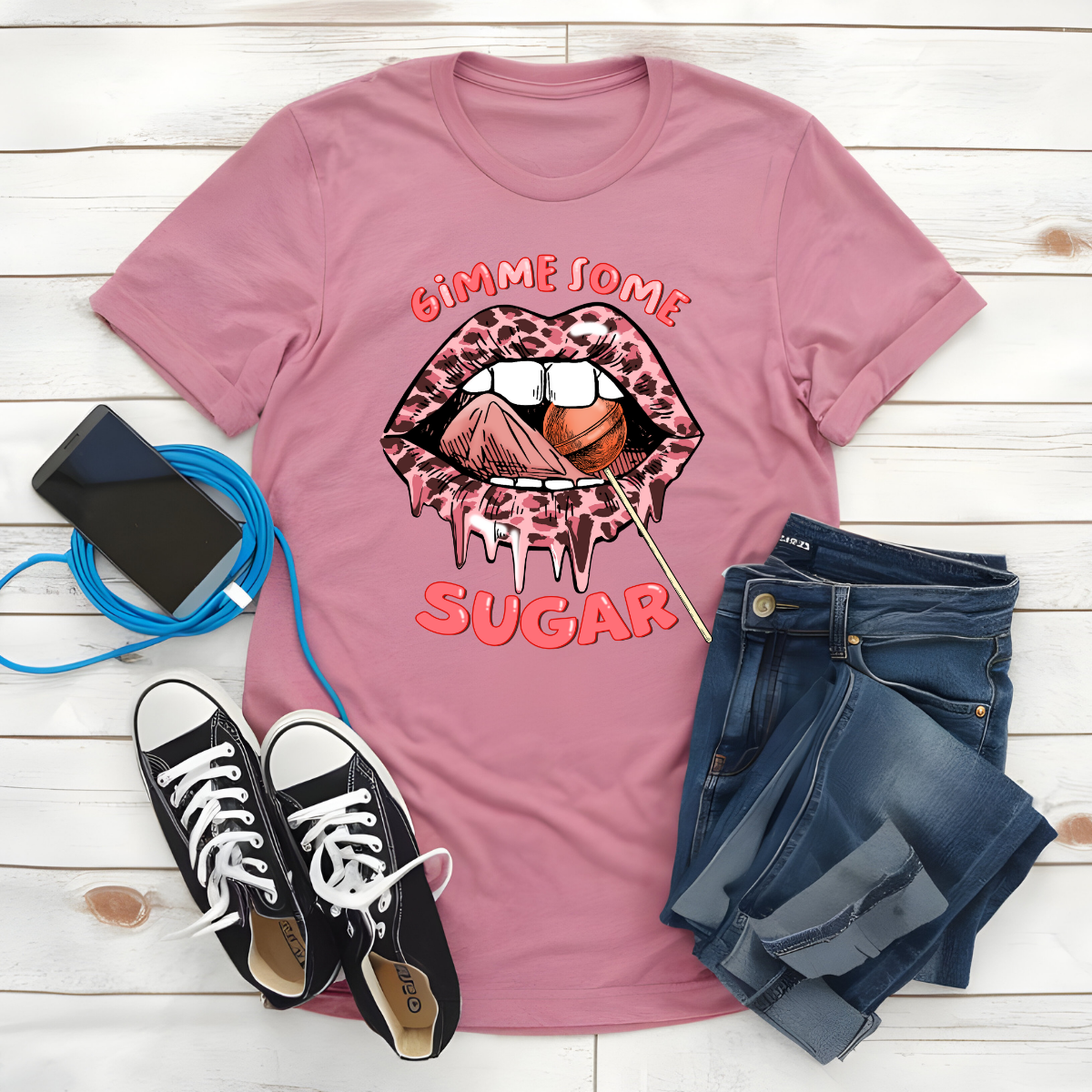 Cute "Gimme Some Sugar" Valentine's Day Shirt