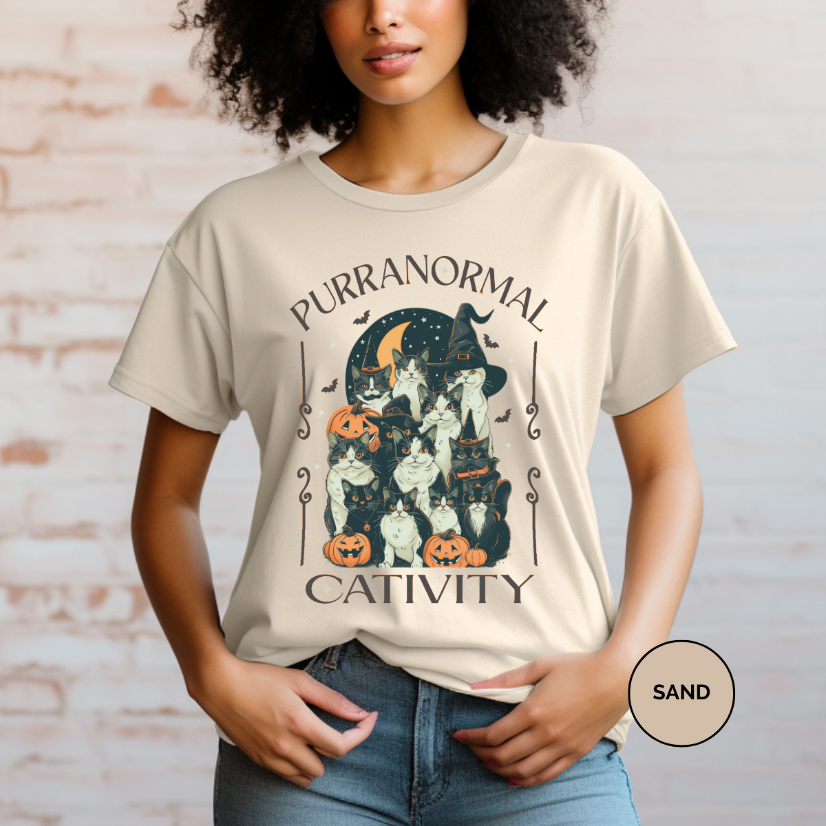 Purranormal Comfort Colors Halloween Shirt