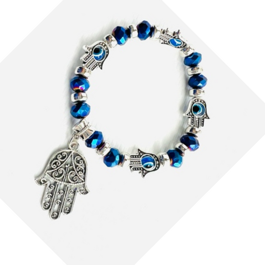 Hamsa Evil Eye Bracelet