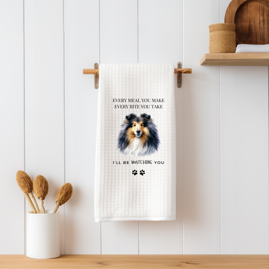 Every Meal I'll Be Watching You Waffle Towel