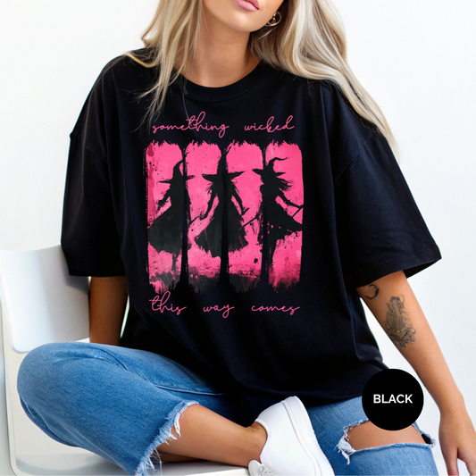 Something Wicked Coquette Comfort Colors Halloween Shirt
