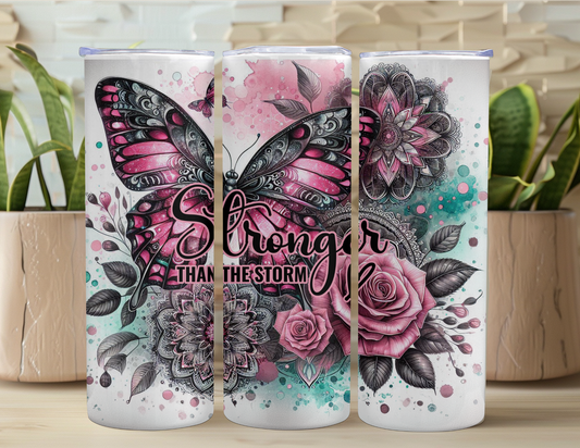 Stronger Then The Storm Tumbler Traveler Gift Set