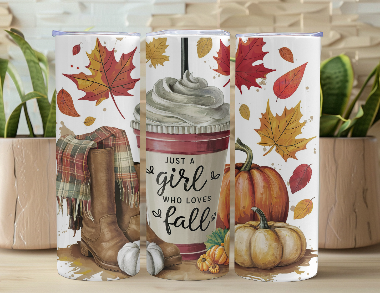 Girl Who Loves Fall 20oz Tumbler