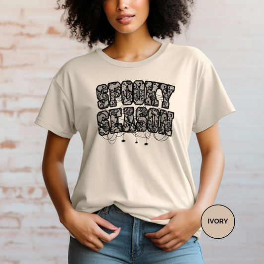 Lace Spooky Coquette Comfort Colors Halloween Shirt