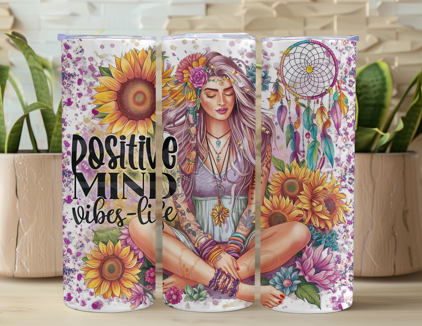 Positive Mind Tumbler Traveler Gift Set