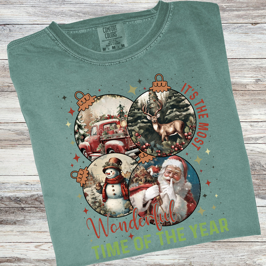 Retro Christmas Comfort Colors® Christmas Shirt