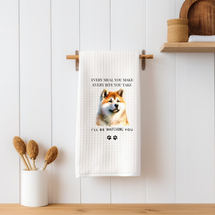 Every Meal I'll Be Watching You Waffle Towel