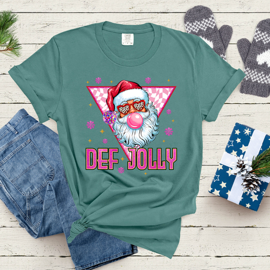 Def Jolly Ribbon Comfort Colors® Christmas Shirt