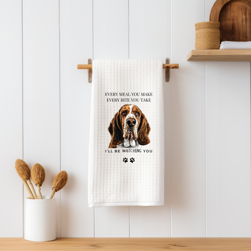 Every Meal I'll Be Watching You Waffle Towel