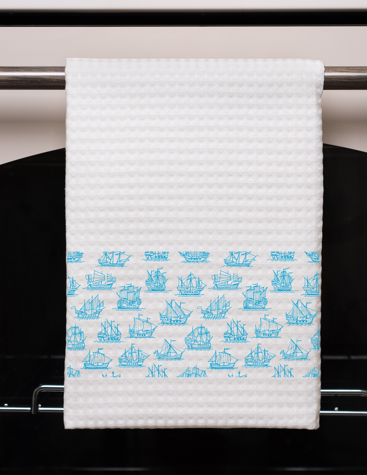 Sailing Waffle Weave Towel