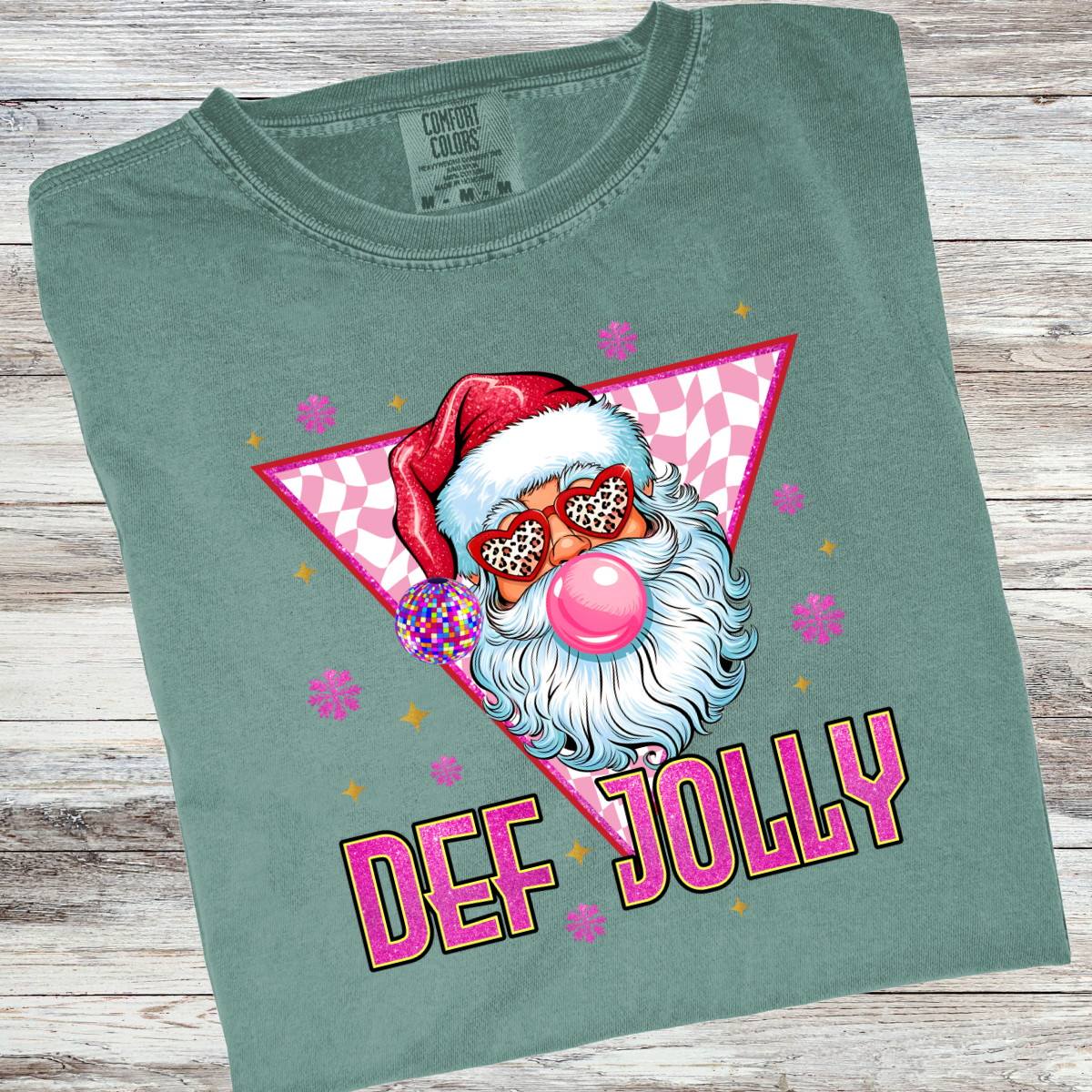 Def Jolly Ribbon Comfort Colors® Christmas Shirt