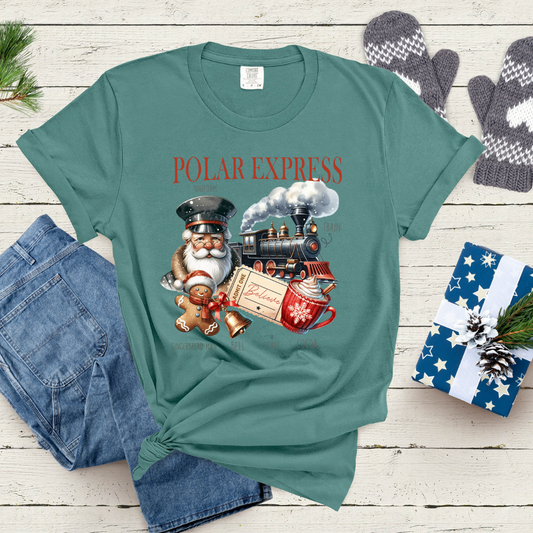 Polar Express Comfort Colors® Christmas Shirt