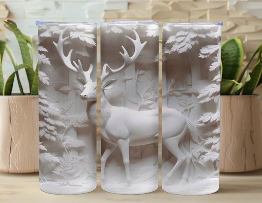 White Deer 20oz Tumbler