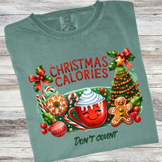 Christmas Calories Comfort Colors® Christmas Shirt