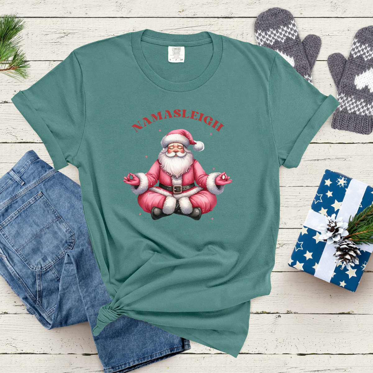 Namasleigh Comfort Colors® Christmas Shirt