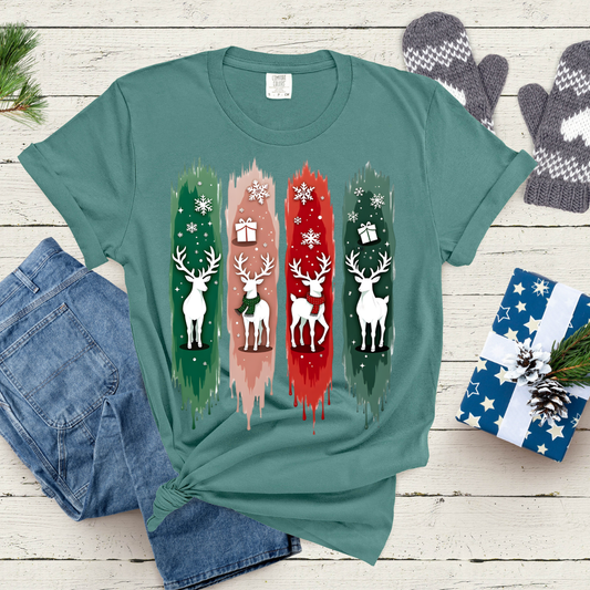 Reindeer Coquette Comfort Colors® Christmas Shirt